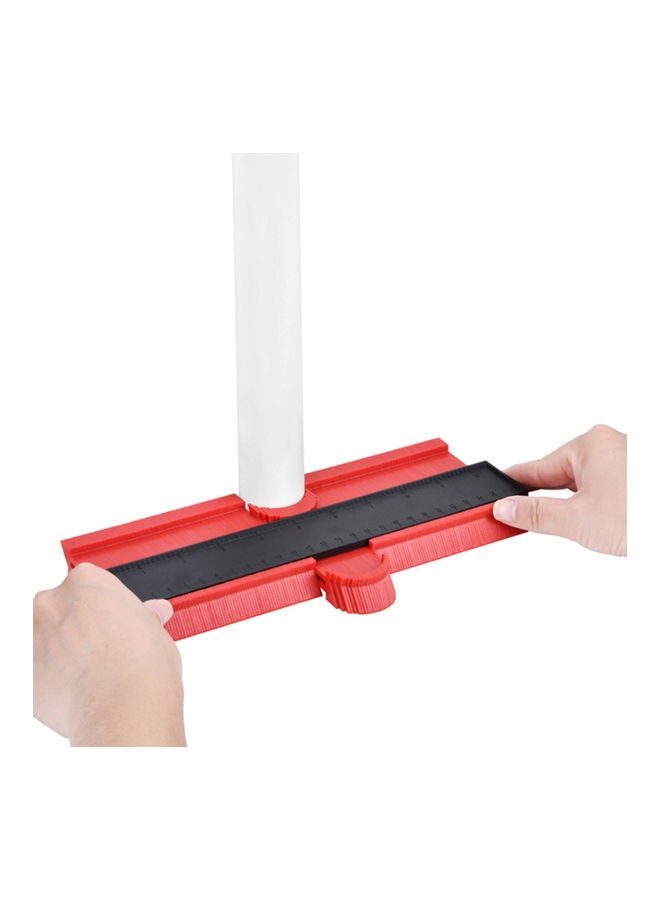 NIBEMINENT 10 inch Irregular Profile Gauge Red/Black  - Image 3