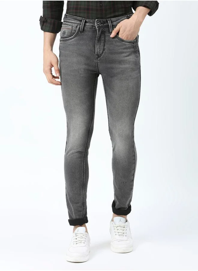 لومان بي جي 3 Mid Rise Faded Skinny Fit Jeans