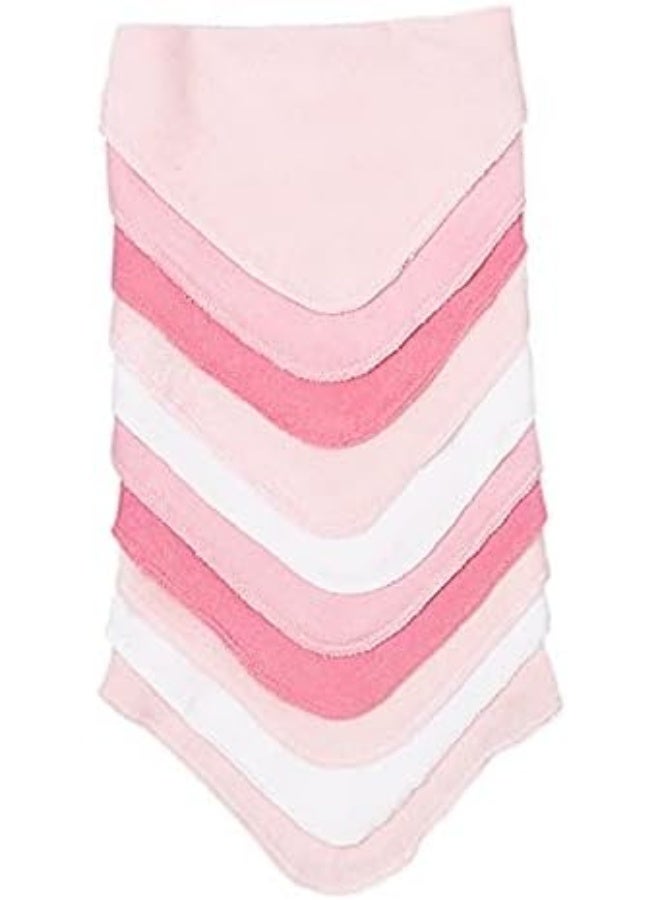 Spasilk Washcloth Wipes Set for Newborn Boys and Girls, Soft Terry Washcloth Set, Pack of 20, Pink - Image 2
