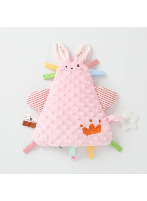 Soothing Bean Towel Baby Plush Toy Sleeping Aid Comforter Doll Toy For Infants And Toddlers Soft 3D Bean Flannel From Wenzhou-Color:Little Rabbit (Doll)