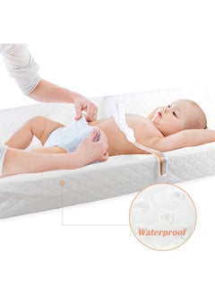 XiuWoo Baby Changing Pad with Seat Belt Portable Compression Waterproof Nursing Changing Table Baby Massage Touch Pad 80x40x10cm  - Image 2