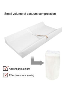 XiuWoo Baby Changing Pad with Seat Belt Portable Compression Waterproof Nursing Changing Table Baby Massage Touch Pad 80x40x10cm  - Image 3