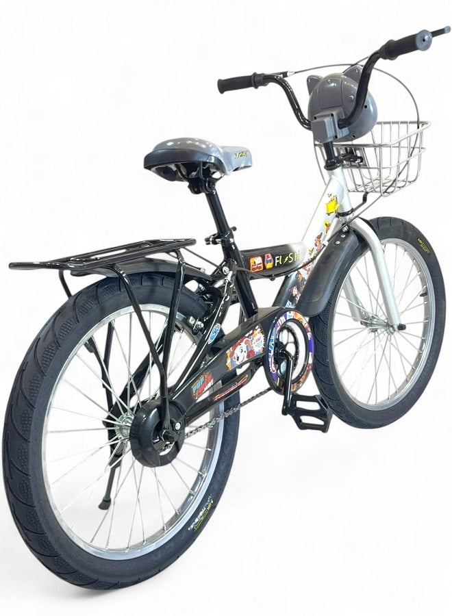 فلاش دراجة اطفال ولادي فيها اصوات وانوار من فلاش - لون رمادي - مقاس 20 من 8 سنوات ل12 سنوات - الوكيل الرسمية في مصر المنتج GTG TOYS - Image 2