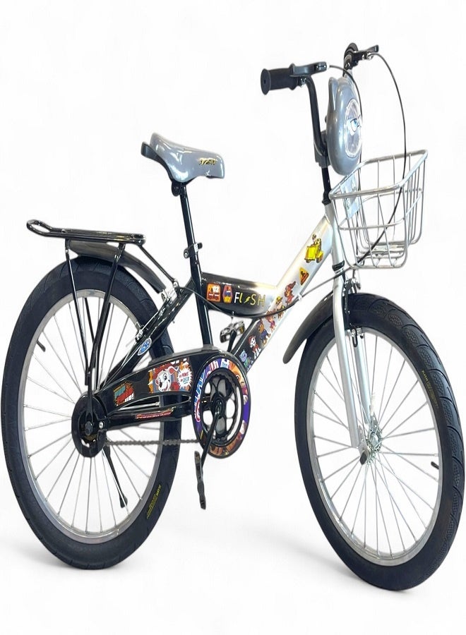 فلاش دراجة اطفال ولادي فيها اصوات وانوار من فلاش - لون رمادي - مقاس 20 من 8 سنوات ل12 سنوات - الوكيل الرسمية في مصر المنتج GTG TOYS - Image 4