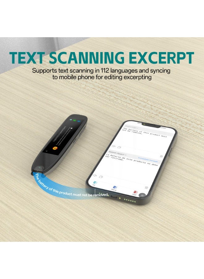 مترجم القلم, ترجمة القلم للاضطراب, مترجم دي فوز Instantaneo, مقتطف النص القلم, مسح قارئ القلم, مسح القلم للاضطراب السفر والتعلم - Image 3