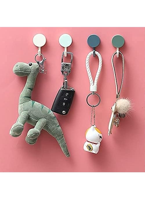 Sakshi Enterprises Sakshi Enterprises 20PCSAdhesive Hooks for Wall Heavy Duty Wall Hooks for Hanging Strong Wall Hanger Sticky Hook Hanger Hooks for Wall Sticky Wall Hook for Hangers  - Image 5