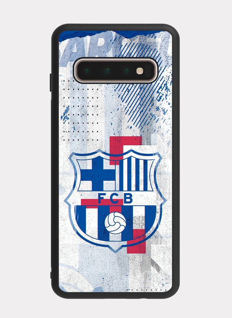 PXLAAT Samsung Galaxy S10 Plus case cover Barcelona FC - Image 1