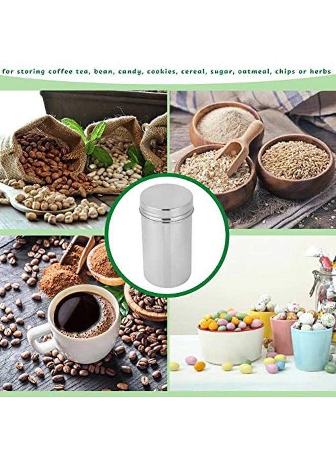 YOSOO 304 Stainless Steel Sealed Food Storage Jar Portable Tea Coffee Beans Container Easy for Travel Outdoor and Camping(275ml) - Image 4