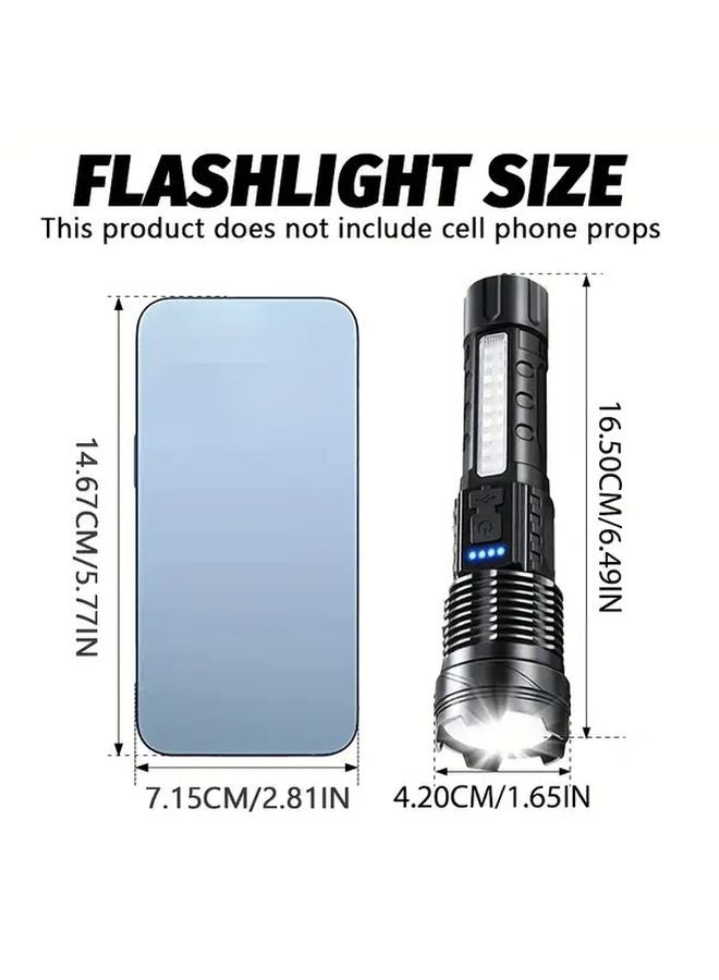 2pcs Rechargeable LED Flashlight COB Floodlight Portable ABS Work Light - Image 4