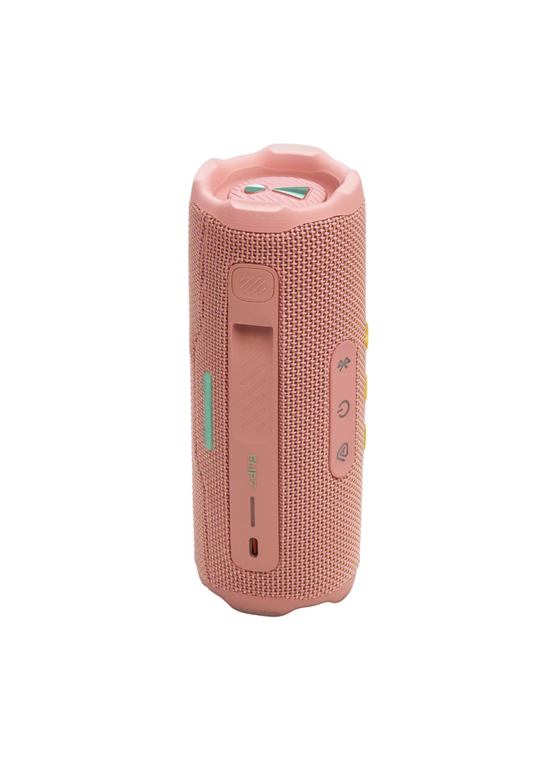 JBL Flip 7 - Pro Sound With Ai Sound Boost, Up To 16 Hours Of Playtime, Multi-Speaker Connection Via Auracast, And Waterproof, Dustproof, Drop-Proof Design For All Adventures Pink - Image 4