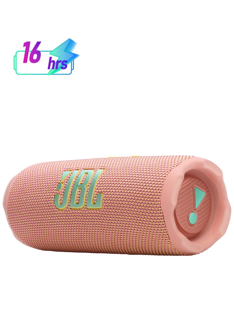 JBL Flip 7 - Pro Sound With Ai Sound Boost, Up To 16 Hours Of Playtime, Multi-Speaker Connection Via Auracast, And Waterproof, Dustproof, Drop-Proof Design For All Adventures Pink - Image 1