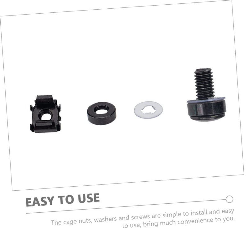 Cabinet Mounting Screws Assorted Kit With Square Hole Hardware Washers And Nuts - Image 4
