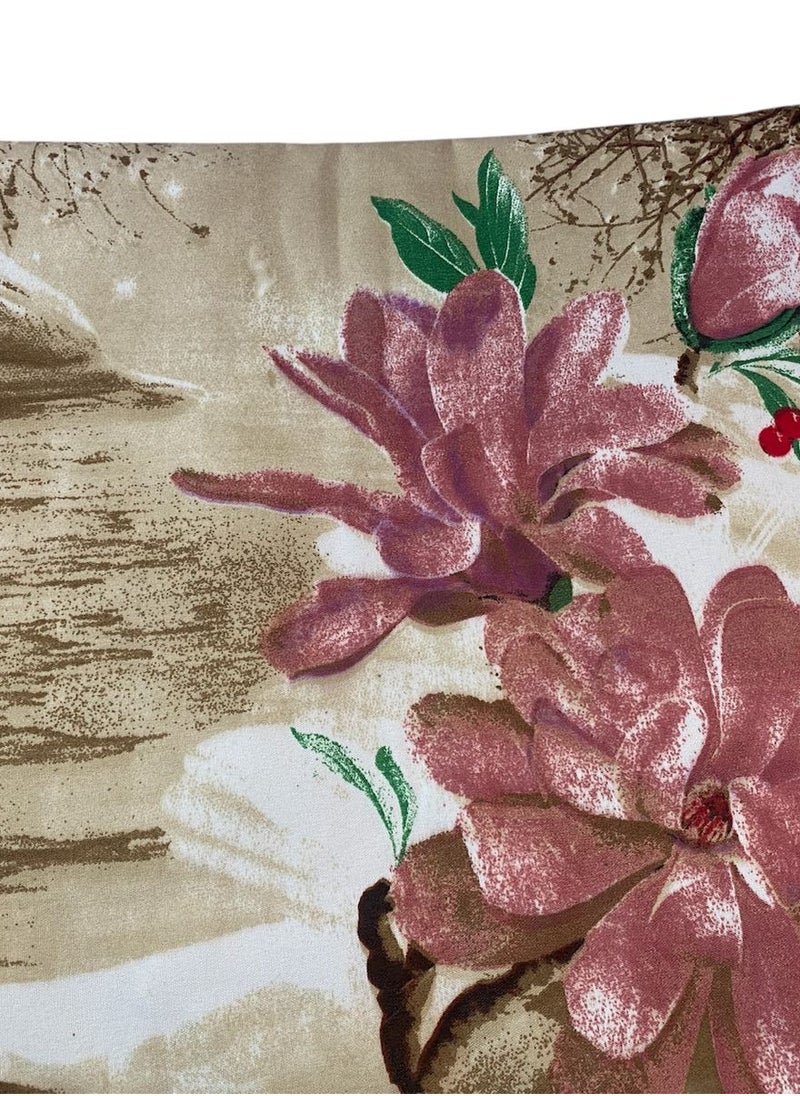 ماركة غير محددة ملايه للسرير_ طقم 3 قطع مكون من ملايه لسرير كبير + مخده مقاس 150 * 50 + خداديه من نفس اللون _  - Image 2
