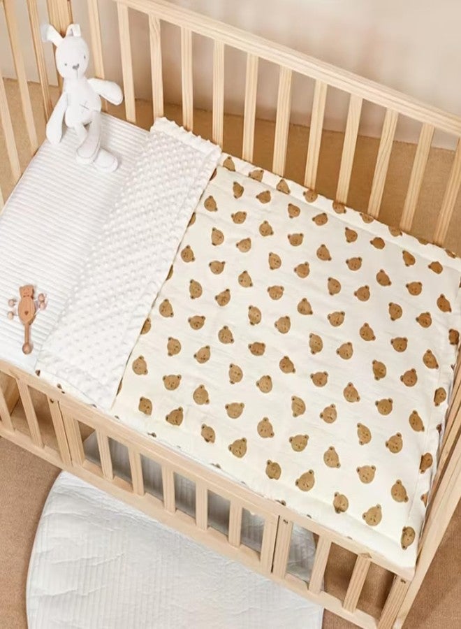 MINI MAVIN Milestone Blanket for Baby | Super Soft Polar Fleece Thin AC Blanket | Newborn Baby Gift Set | Swaddle wrap | Pram Cover | 9 Milestone Cards ((Giftset_Pillow+Blanket)) - Image 4