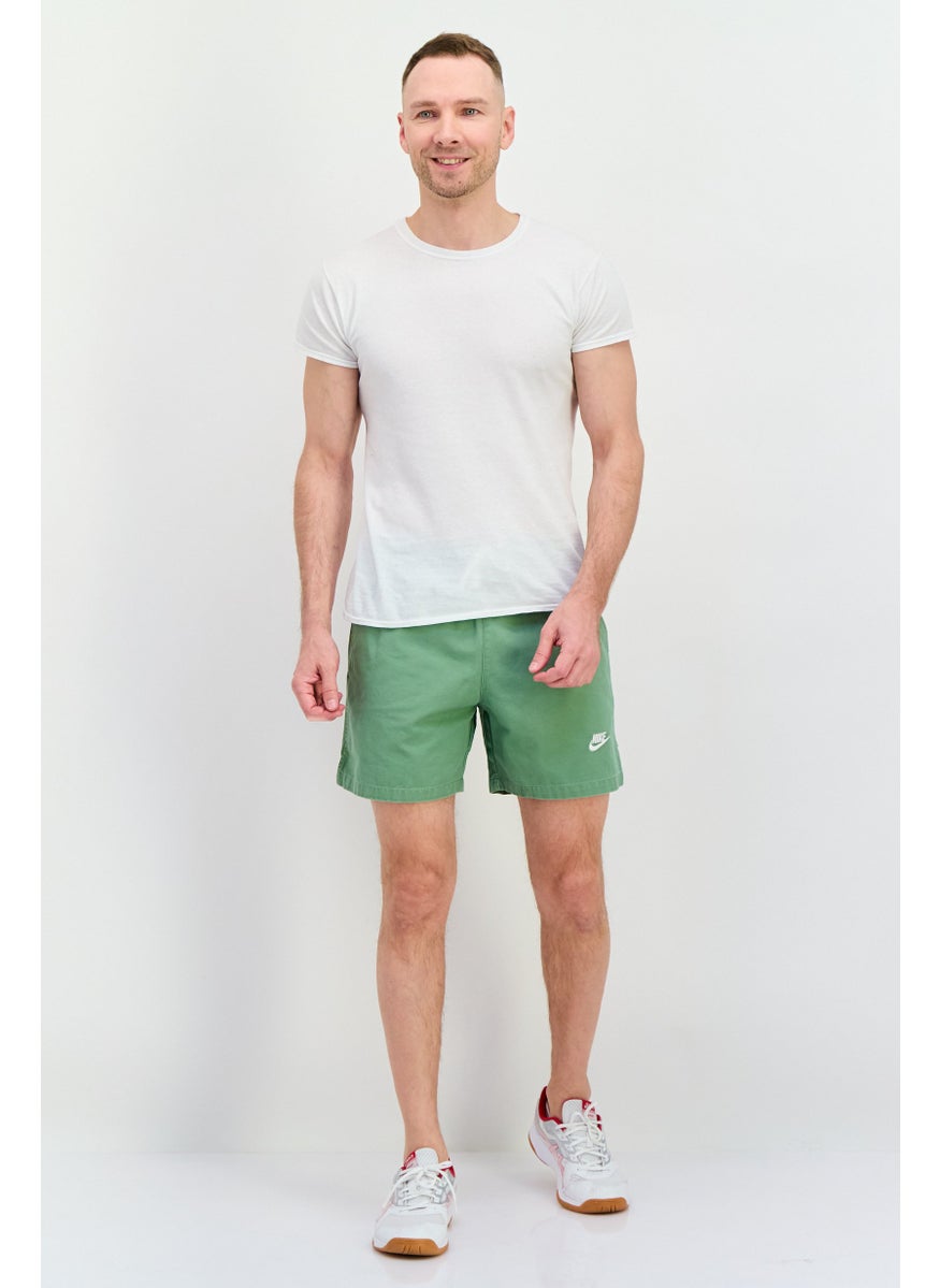 Nike Men Standard Fit Outdoor Short, Olive  - Image 4