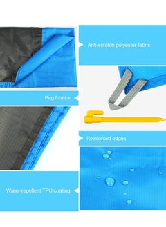 Pocket Picnic Mat, Sandproof Lightweight Pocket Camping Tarp, 210*200cm Foldable & Fits into Small Bag, Water Resistant Washable Quick Dry Compact Beach Mat for Outdoor Recreation - pzsku/Z0833D79ABB26C2F5389BZ/45/_/1729787642/25d06cfe-aa88-4687-9fef-0f585f67521e