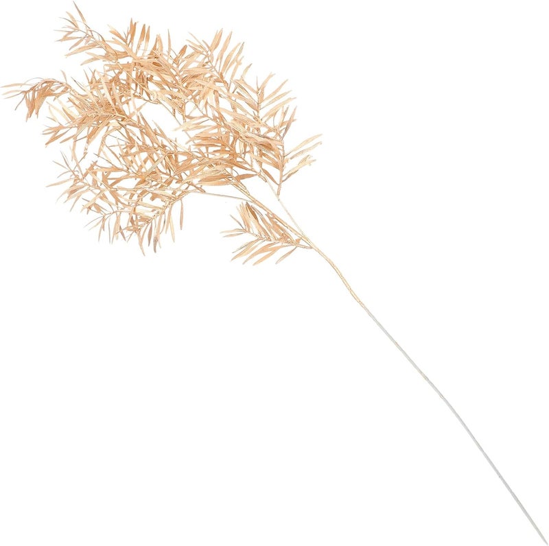 Gold Leaf Artificial Plant Stems Realistic Faux Leaves for Flower Arranging Wedding Decoration and Home Décor DIY Craft - Image 1