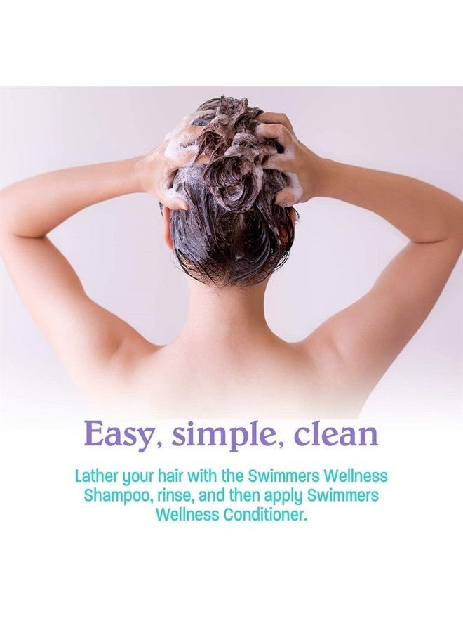 Malibu C Swimmers Wellness Shampoo (33.8 oz) - Paraben + Sulfate-Free Shampoo for Dry, Brittle Hair - Preserve Hair Against Chlorine & Ocean Damage - Remove & Avoid Green Hair  - Image 3
