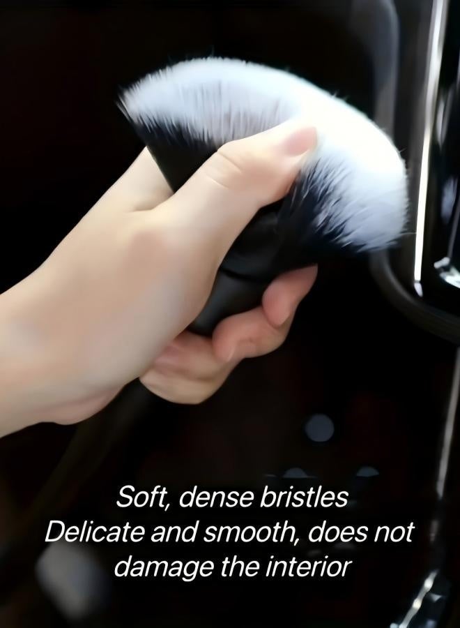 Car Interior Detail Brush, Soft Bristle Cleaning Brush, Dusting Brush, Car Interior Cleaning Tool, Car Detail Brush, Car Dashboard Dusting Brush - Image 2