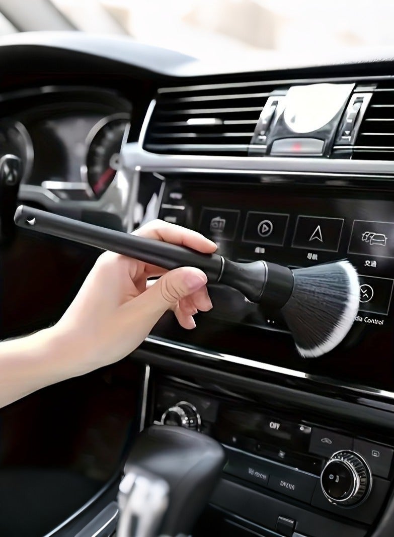 Car Interior Detail Brush, Soft Bristle Cleaning Brush, Dusting Brush, Car Interior Cleaning Tool, Car Detail Brush, Car Dashboard Dusting Brush - Image 1