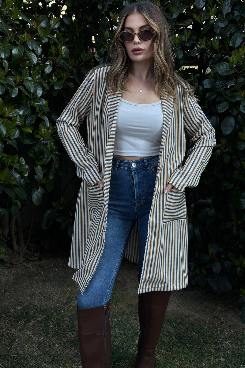 Weshaya Jacket Women Yellow-Ecru - Image 2