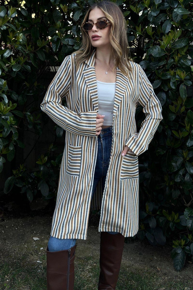 Weshaya Jacket Women Yellow-Ecru - Image 1