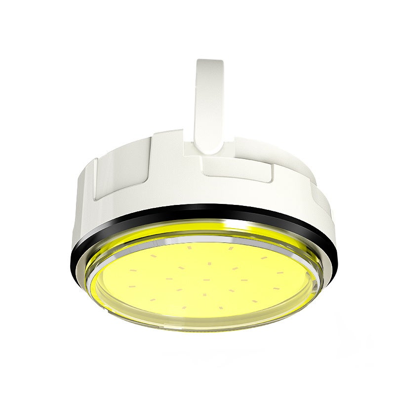 Mini LED Work Light Magnetic Keychain Rechargeable Multifunction White - Image 1