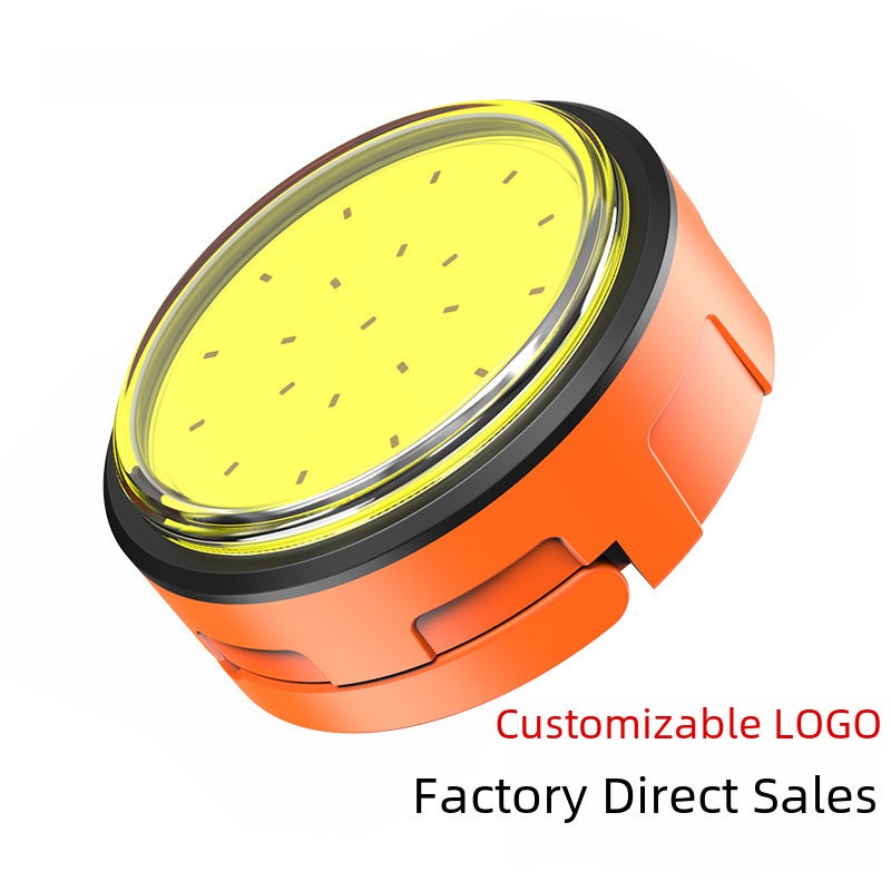 Mini LED Work Light Magnetic Keychain Rechargeable Multifunction White - Image 4