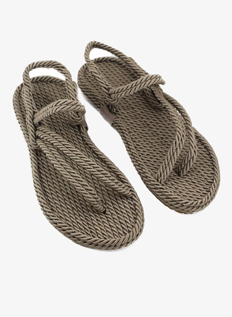 Mumka Rope Sandals Crossed-out - Sand - Image 5