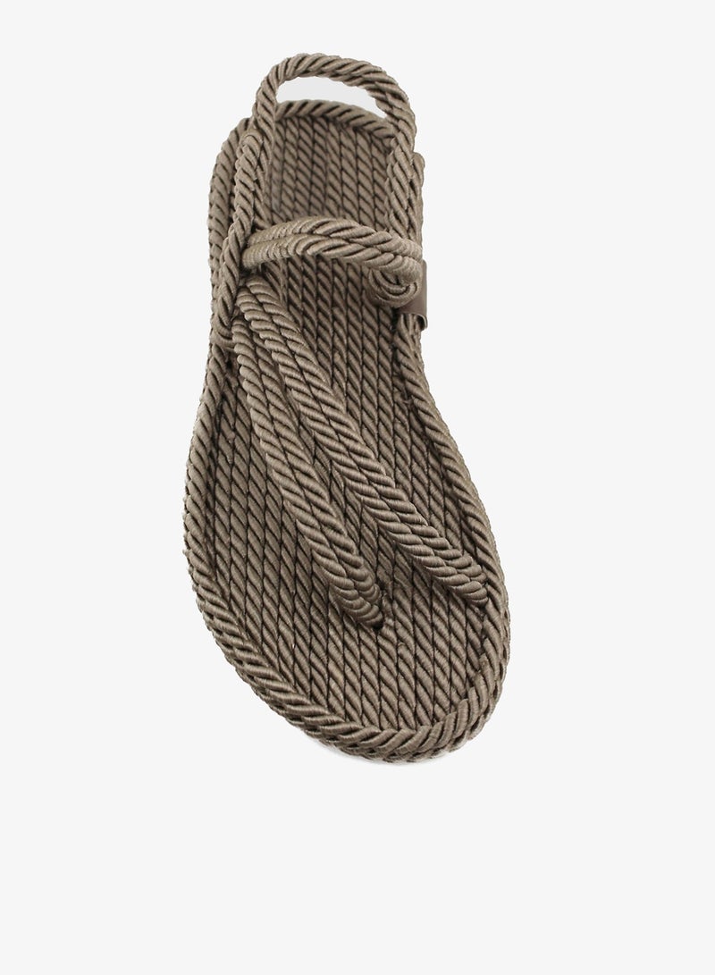 Mumka Rope Sandals Crossed-out - Sand - Image 3