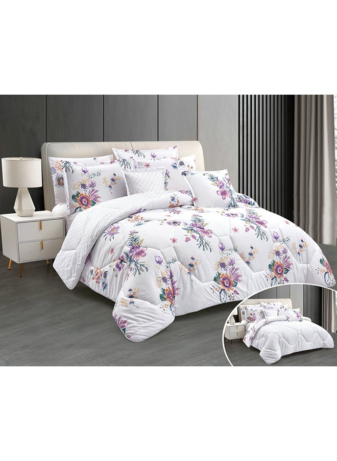 Horse comforter set with durable and soft fabric two sides with a floral pattern 4 pieces single size - pzsku/Z0833FC77F3F63F3866F7Z/45/_/1720358398/846a5a0d-c1ca-4c25-8aef-0d7057631f09