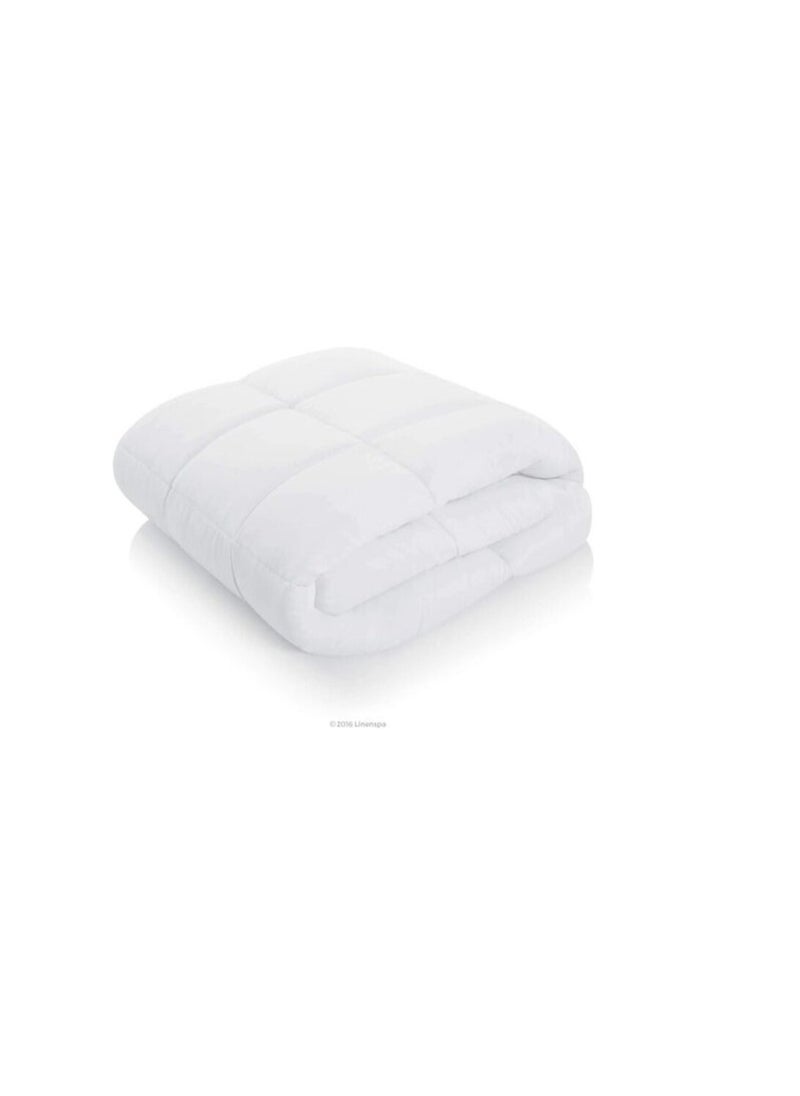DEEP SLEEP Every Night Deep Sleep White Stripe Microfiber Quilt 85 GSM White (Full - W 200 X L 200)  - Image 2