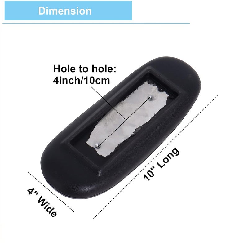 Shopet Soft Rubber Arm Rest Office Chair Arm Rest Replacement Adjustable Handle Soft PU Pad Compatible with Rolling and Revolving Chairs Durable Spare Parts Accessories Chair Handle Cushion - Image 5