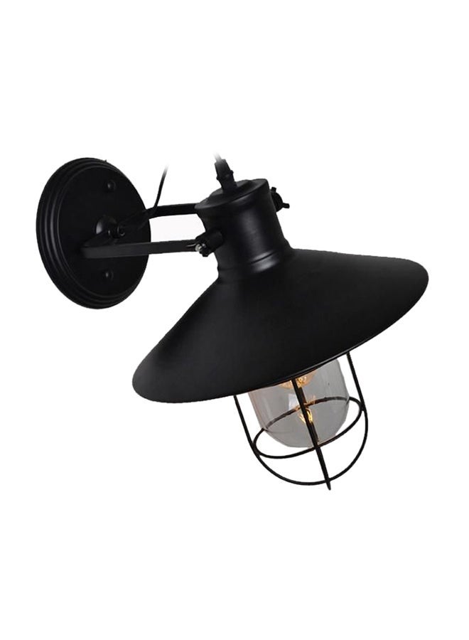 NIBEMINENT Industrial Style Wall Lamp Black 21 x 32cm - Image 1