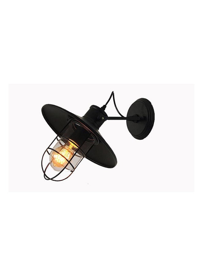 NIBEMINENT Industrial Style Wall Lamp Black 21 x 32cm - Image 2