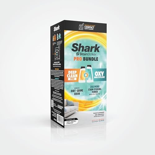 Shark StainStriker Pro Bundle for All Shark StainStriker Portable Cleaners, for Carpets & Area Rugs, Instantly Eliminates Odors, 32oz OXY Multiplier and 16oz Deep Clean Pro, PXCMBUNDLE - Image 3