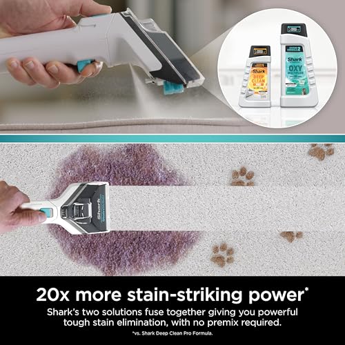 Shark StainStriker Pro Bundle for All Shark StainStriker Portable Cleaners, for Carpets & Area Rugs, Instantly Eliminates Odors, 32oz OXY Multiplier and 16oz Deep Clean Pro, PXCMBUNDLE - Image 2