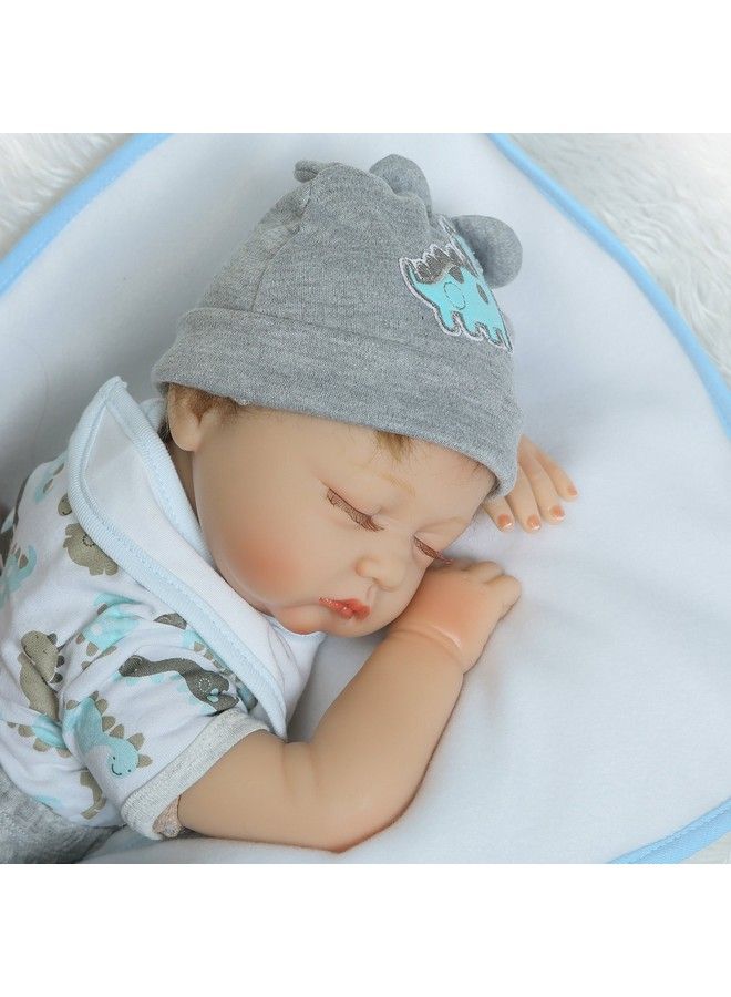 Pedolltree Reborn Baby Dolls Clothes Boy 2022 Inch Reborn Doll Clothing Outfits Accessories 5 Pcs Sets - Image 5