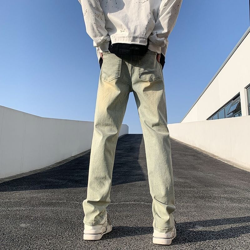 Unisex Classic Denim Jeans Loose Fit Daily Outdoor Wear - Image 3