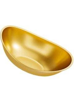 Gyanadh Gyanadh Stainless Steel Serving Cooking Golden Snack Salad Bowl Starter Bowl Bars Design for Dessert Fruits Dipping Bowl Appetizer French Fries Ketchup Seasoning Salad Serving Bowl Food Container  - Image 1