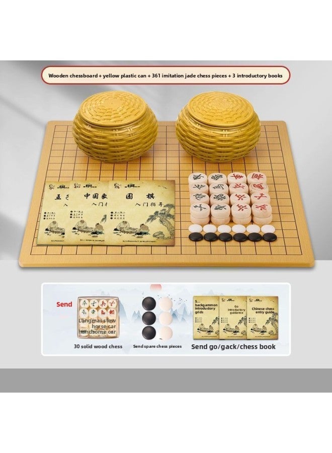 لعبة الطاولة، مجموعة الشطرنج، رقعة شطرنج خشبية مزدوجة الجوانب، شطرنج مغسول للأطفال والكبار، شطرنج من اليشم المقلد، كتب مجانية