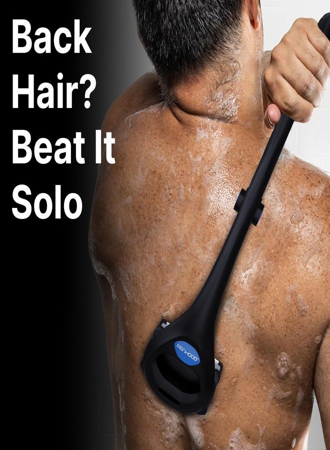 MENHOOD Back Shaver | Multi Purpose Full Body & Back Shaver For Men | Easy To Use | Foldable | Reusable Shaving Razors | Hair Removal | Wet or Dry Shaving - Image 2