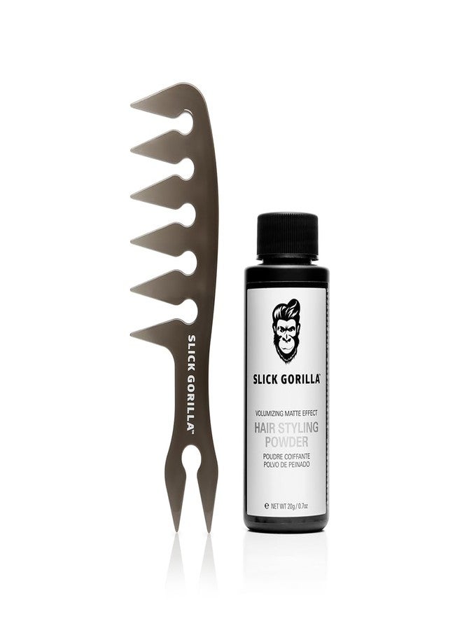 Slick Gorilla Comb Set (Hair Styling Powder 20g + Comb) - Image 2