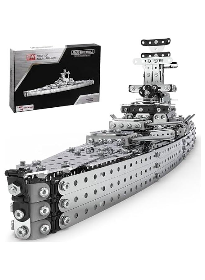 BYTEWAR 3D Metal Puzzle Erector Set - 1188 Piece Military Model Building Set for Boys, Adults, and Men -   Birthday Gift - Image 1