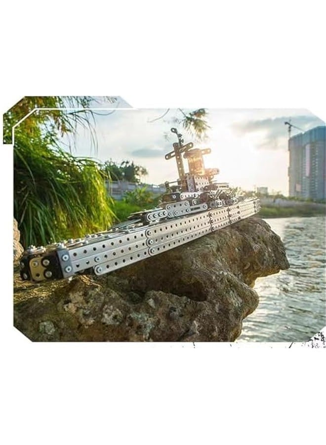 BYTEWAR 3D Metal Puzzle Erector Set - 1188 Piece Military Model Building Set for Boys, Adults, and Men -   Birthday Gift - Image 5