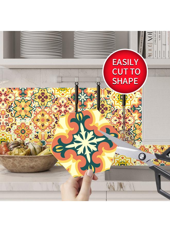 Wholesale Bathroom Kitchen Wall Stickers Non-slip Six Sides Floor Stickers Hexagonal Tile Stickers Style Summary LB001-040 - Image 5