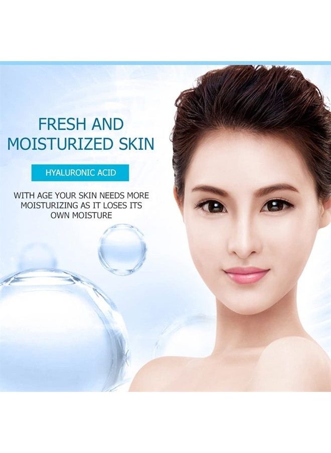 BIOAQUA Hyaluronic Acid Moisturizing Replenishment Facial Mask HA Reduces Acne Deep Cleanse 30g (5 Pack)  - Image 4