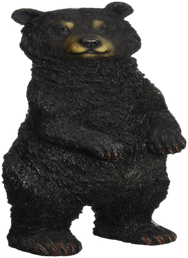 Design Toscano - Design Toscano Black Bear Statue Standing, Multicolored - Image 1