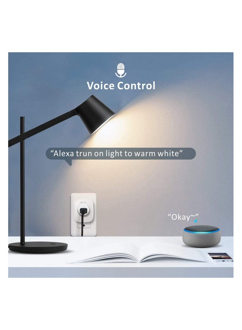 Baytion 10W LED Screw Bulb 2700K-6500K RGB Multicolored Dimmable,LED Bulbs with Smart Life APP Control,Compatible with Echo,Google Home No Hub Required (2 Pack) - Image 3