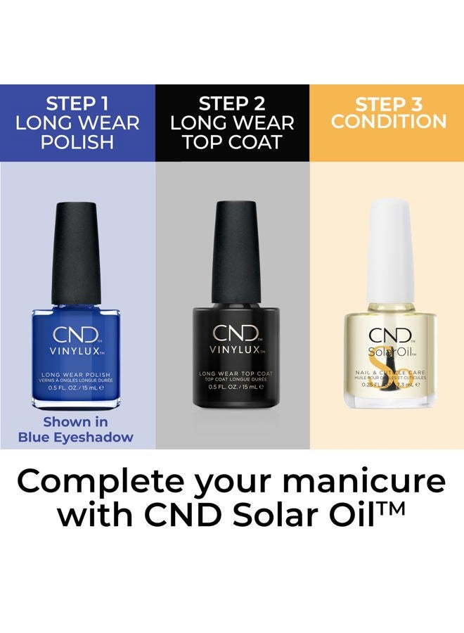 CND Vinylux Longwear Blue Nail Polish, Gel-like Shine & Chip Resistant Color, 0.5 Fl Oz - Image 5